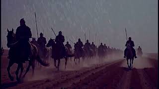 Trance Inducing  Mongolian Throat Singing in the Rain  The Golden Horde Marches to Conquer Moscow [upl. by Elvie]