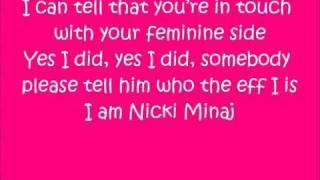 Nicki Minaj Super Bass Lyrics Clean Version  YouTubeflv [upl. by Imat883]