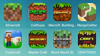 Minecraft Craftopia Mecraft Building MergeCrafter CubeCraft Master Craft Block World 3D [upl. by Willey]