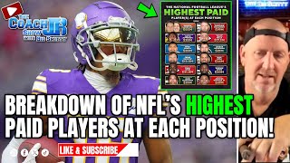 BREAKDOWN OF NFLS HIGHEST PAID PLAYERS AT EACH POSITION  THE COACH JB SHOW WITH BIG SMITTY [upl. by Evander]