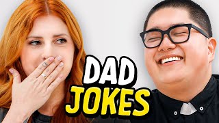 Dad Jokes  Dont laugh Challenge  Alan vs Chloe  Raise Your Spirits [upl. by Soma636]