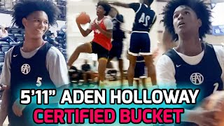 511quot Sophomore Point Guard Aden Holloway Might Be The CRAFTIEST GUARD In Nation AAU Highlights 💥 [upl. by Yhcir]