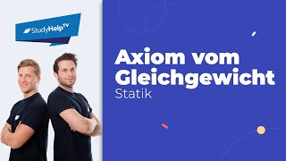 Axiom vom Gleichgewicht Technische Mechanik StudyHelp [upl. by Holleran]