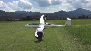 Arcus M engine start and self launch takeoff [upl. by Favian]