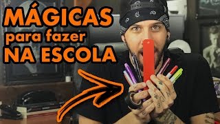 5 TRUQUES DE MÁGICA PARA FAZER NA ESCOLA [upl. by Norwood84]