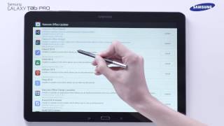 Samsung Galaxy Tab Pro  Hancom Office Howto [upl. by Oir]