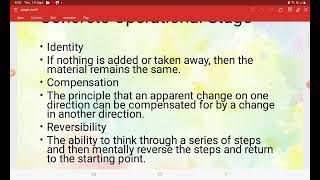 Piagets Theory of Cognitive Development Concrete Operational Stage Formal Operational Stage [upl. by Ahseneuq]