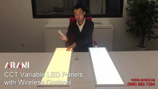 Arani  Tunable White LED Panels Demo [upl. by Airda109]