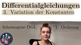 DGL 3  Variation der Konstanten [upl. by Atikel]