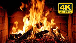 🔥 Cozy Fireplace 4K 12 HOURS Fireplace with Crackling Fire Sounds Crackling Fireplace 4K [upl. by Aneelahs]