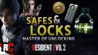 Resident evil 2 remake all safe code combination With claire [upl. by Cheslie]