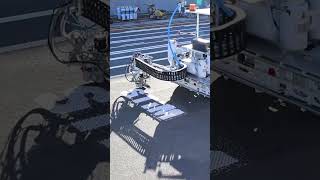 This machine can print road markings 10 times faster [upl. by Anemix830]