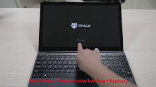 Enter Into Smart Recovery and Reset Your BMAX Notebook [upl. by Meehahs]