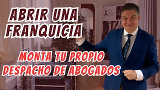 ¿CÓMO ABRIR UN DESPACHO DE ABOGADOS  ¿Cómo abrir una franquicia de Área Jurídica Global [upl. by Nnylarej882]