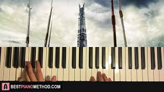 HOW TO PLAY  The Lord Of The Rings  Isengard Theme Piano Tutorial Lesson [upl. by Crin]