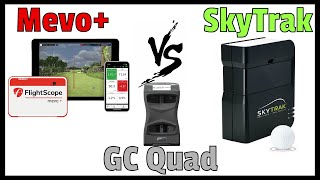 Mevo vs SkyTrak vs GC Quad  The Battle of the Launch Monitors [upl. by Adnohser]