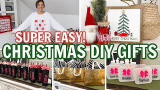 SUPER EASY DIY CHRISTMAS GIFTS AND PROJECTS  DIY WITH ME  EASY CRICUT PROJECTS [upl. by Ralfston]