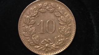 Confederatio Helvetica 10 Coin dated 1964 [upl. by Etteb]