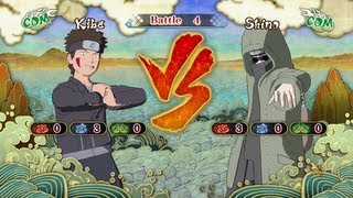 Naruto Shippuden Ultimate Ninja Storm 3 Kiba Inuzuka VS Shino Aburame [upl. by Jardena]