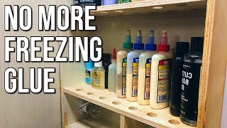 How I Keep Glue From Freezing  Shop Vlog 4 [upl. by Lissa]