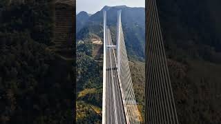 Guizhou Yunwu Bridge is 1720 meters long travel chinatourism traveldestinations discoverchina [upl. by Eirollam]