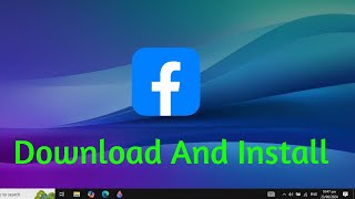 How To Download Facebook on Laptop or Pc [upl. by Auqenwahs610]