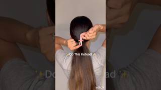 Try this hack tomorrow ✨😍 hair hairstyle shorts longhair haircare [upl. by Lyall643]