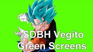 Super Dragon Ball Heroes Vegito Green Screens [upl. by Bradman]