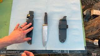 Leather VS Plastic Knife Sheath Which is Better [upl. by Zilla530]