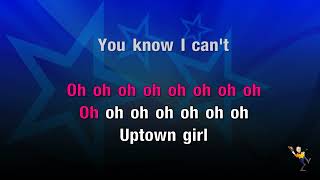 Uptown Girl  Westlife KARAOKE [upl. by Weikert54]