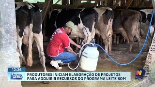 Produtores iniciam elaboração de projetos para adquirir recursos do Programa Leite Bom [upl. by Gall]