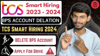 TCS Next Step BPS ID Delete  Apply For Drive Issue  Smart Hiring 2024 [upl. by Silver906]