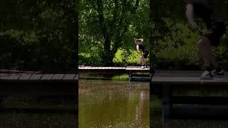 Stone Skipping World Record 😄😄 shorts [upl. by Aikem]