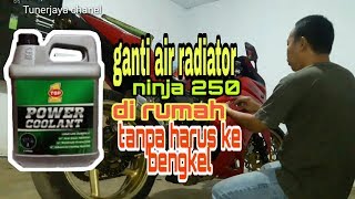 Cara ganti air radiator ninja 250 [upl. by Nidla]