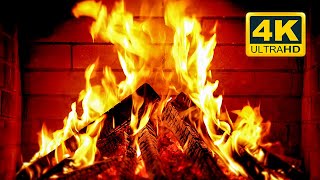 🔥 Cozy Fireplace 4K 12 HOURS Fireplace with Crackling Fire Sounds Fireplace Burning 4K [upl. by Giralda]