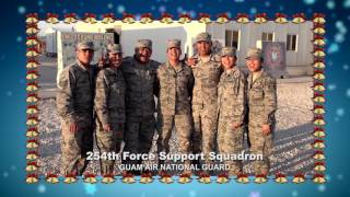 2016Guam Air National Guard254th FSS Holiday Shoutout [upl. by Llenrod]