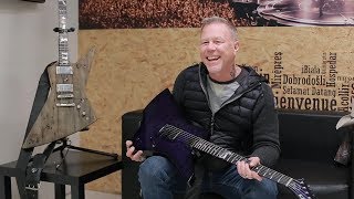 Metallica Guitar Talk with James [upl. by Nyladnarb]