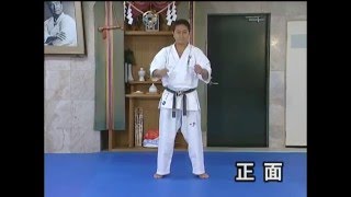 Sokugi taikyoku sono san kata Kyokushin karate [upl. by Zizaludba]