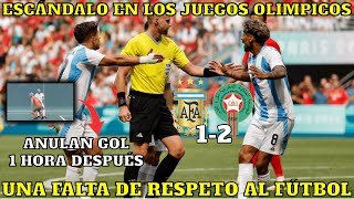 ESCÁNDALO EN LOS JUEGOS OLÍMPICOS ANULAN 1 GOL A ARGENTINA 2 HORAS DESPUÉS DEL PITIDO FINAL [upl. by Egiaf]