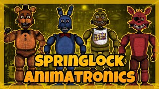 Fnaf Speed Edit  Springlock Animatronics [upl. by Depoliti]