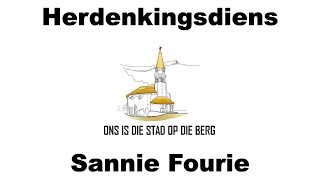 NG Kerk Louis Trichardt  Herdenkingsdiens  Sannie Fourie [upl. by Elmina]