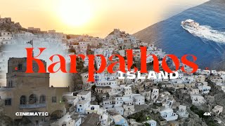 Karpathos Island Cinematic 4K Aerial [upl. by Simah]