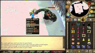 Runescape  Bandos solo with cls  ovl  turmoil and pack yak  Low risk [upl. by Analihp]