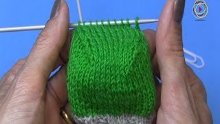 Projekt Sockenstricken hier das Fersenkäppchen 4 Teil [upl. by Enirbas]