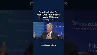 Powell indicates Fed wont wait until inflation is down to 2 before cutting rates [upl. by Eniamreg]