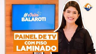 DIY  Painel de madeira Laminado  Fácil de fazer para sua Televisão [upl. by Latterll]