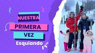 Nuestra primera vez Esquiando Conocimos la Nieve VLOG [upl. by Chelsy]