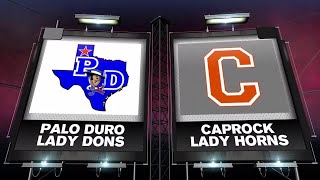 Palo Duro vs Caprock Girls Basketball [upl. by Etnaed558]