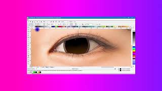 TUTORIAL  Meembuat Vector Mata  Corel Draw x5  Mudah [upl. by Eeldarb]