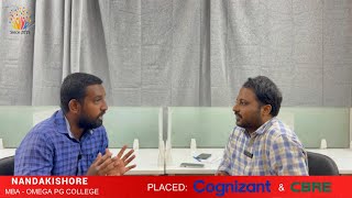 Exclusive Interview with Nandakishore How SV helped him land a job at Cognizant amp CBRE [upl. by Templer903]